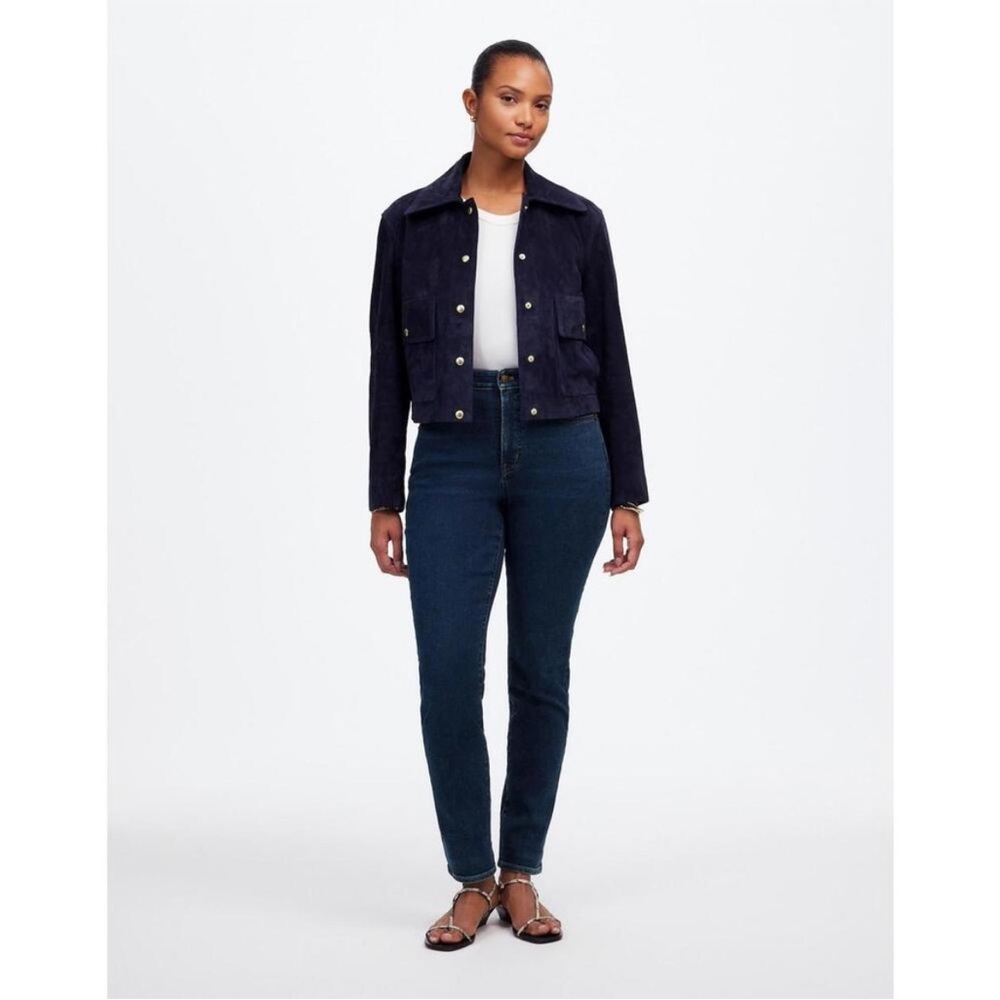 BOGO! MADEWELL The Curvy Perfect Vintage Jean in Larkspur Dark Wash Size 32